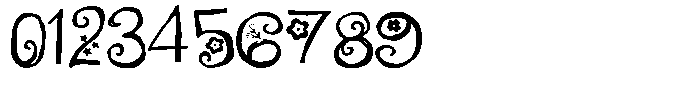 ZP Fanceeflowers Expanded Font OTHER CHARS