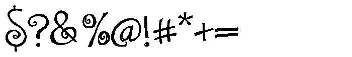 ZP Fanceeflowers Expanded Font OTHER CHARS