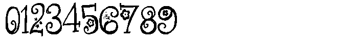 ZP Fanceeflowers Serif Condensed Font OTHER CHARS
