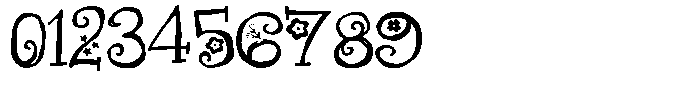 ZP Fanceeflowers Serif Expanded Font OTHER CHARS