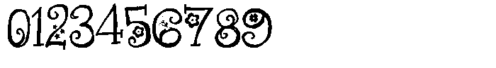ZP Fanceeflowers Serif Font OTHER CHARS