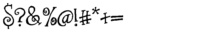 ZP Fanceeflowers Serif Font OTHER CHARS