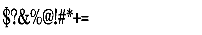 ZP Farmers Frost Condensed Condensed Font OTHER CHARS