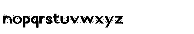ZP Farmers Frost Spots Bold Font LOWERCASE
