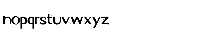 ZP Farmers Frost Spots Condensed Font LOWERCASE