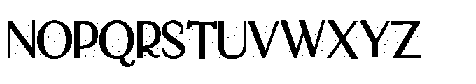 ZP Farmers Frost Spots Expanded Font UPPERCASE