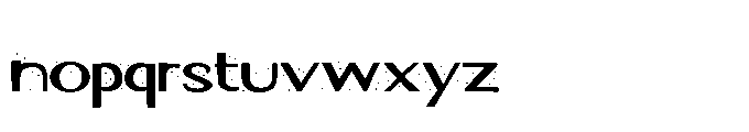 ZP Farmers Frost Spots Expanded Font LOWERCASE