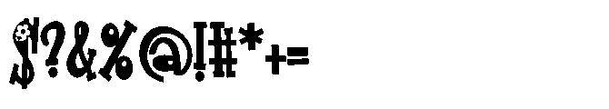 ZP Flowering Condensed Font OTHER CHARS
