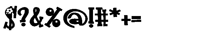 ZP Flowering Expanded Font OTHER CHARS