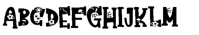 ZP Flowering Expanded Font UPPERCASE