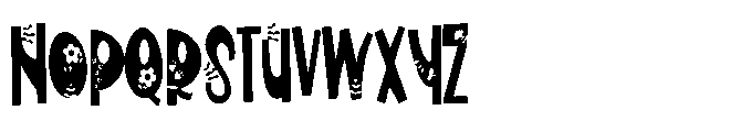 ZP Flowering Sans Condensed Font UPPERCASE