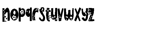 ZP Flowering Sans Condensed Font LOWERCASE