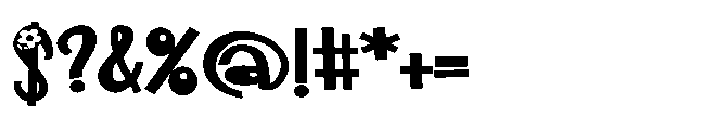 ZP Flowering Sans Expanded Font OTHER CHARS