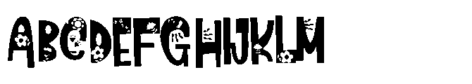 ZP Flowering Sans Font UPPERCASE