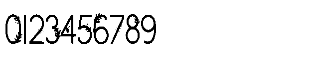 ZP Fluorine Green Condensed Font OTHER CHARS