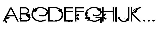 ZP Fluorine Green Expanded Font UPPERCASE