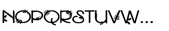 ZP Fluorine Green Expanded Font LOWERCASE