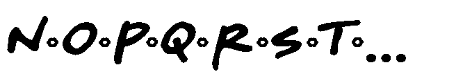 ZP Fraternities Floral Expanded Bold Font UPPERCASE