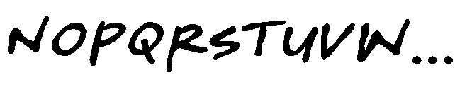 ZP Fraternities Floral Expanded Font LOWERCASE