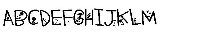 ZP Gidbergarden Expanded Font UPPERCASE