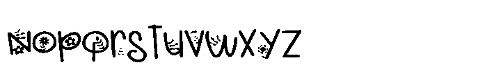 ZP Gidbergarden Expanded Font LOWERCASE