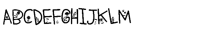 ZP Gidbergarden Regular Font UPPERCASE