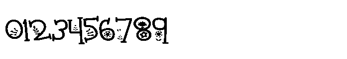 ZP Gidbergarden Too Expanded Font OTHER CHARS