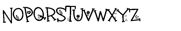 ZP Gidbergarden Too Expanded Font UPPERCASE