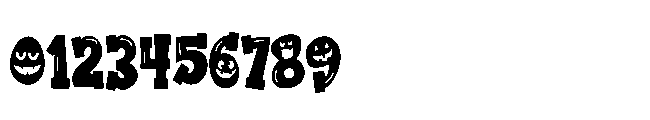 ZP Goblin Grins Condensed Font OTHER CHARS