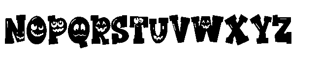 ZP Goblin Grins Condensed Font UPPERCASE
