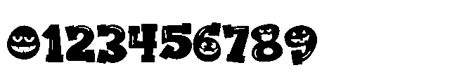 ZP Goblin Grins Expanded Font OTHER CHARS