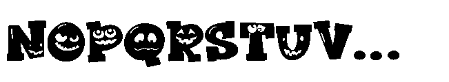 ZP Goblin Grins Expanded Font UPPERCASE