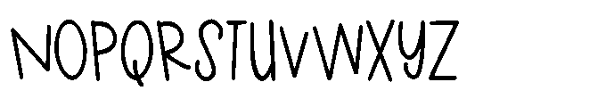 ZP Goblin Grins Print Condensed Font UPPERCASE