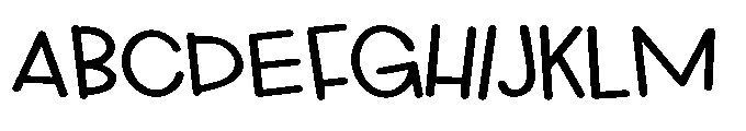 ZP Goblin Grins Print Expanded Bold Font UPPERCASE