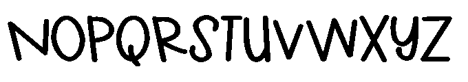 ZP Goblin Grins Print Expanded Bold Font UPPERCASE