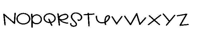 ZP Goblin Grins Print Expanded Light Font LOWERCASE