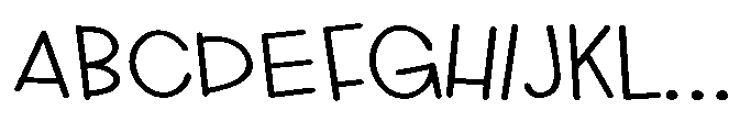 ZP Goblin Grins Print Expanded Font UPPERCASE