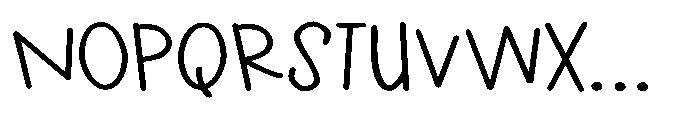 ZP Goblin Grins Print Expanded Font UPPERCASE