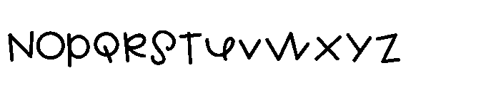 ZP Goblin Grins Print Font LOWERCASE