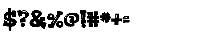 ZP Goblin Grins Regular Font OTHER CHARS