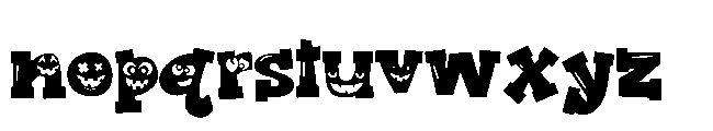 ZP Goblin Grins Regular Font LOWERCASE