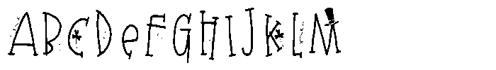 ZP Kiss Me Im Irish Serif Condensed Font UPPERCASE