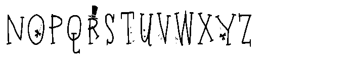 ZP Kiss Me Im Irish Serif Condensed Font UPPERCASE