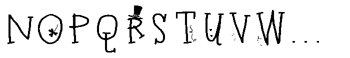 ZP Kiss Me Im Irish Serif Expanded Font UPPERCASE