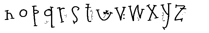 ZP Kiss Me Im Irish Serif Expanded Font LOWERCASE