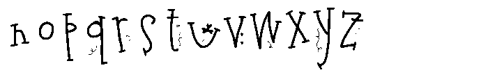 ZP Kiss Me Im Irish Serif Font LOWERCASE