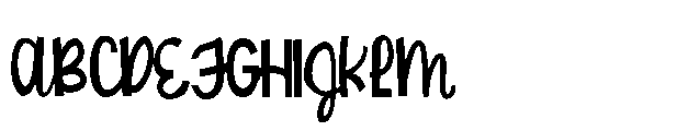 ZP Little Elf Script Condensed Font UPPERCASE