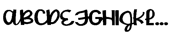 ZP Little Elf Script Expanded Font UPPERCASE