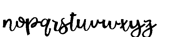 ZP Little Elf Script Light Font LOWERCASE