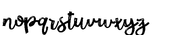 ZP Little Elf Script Shine Font LOWERCASE